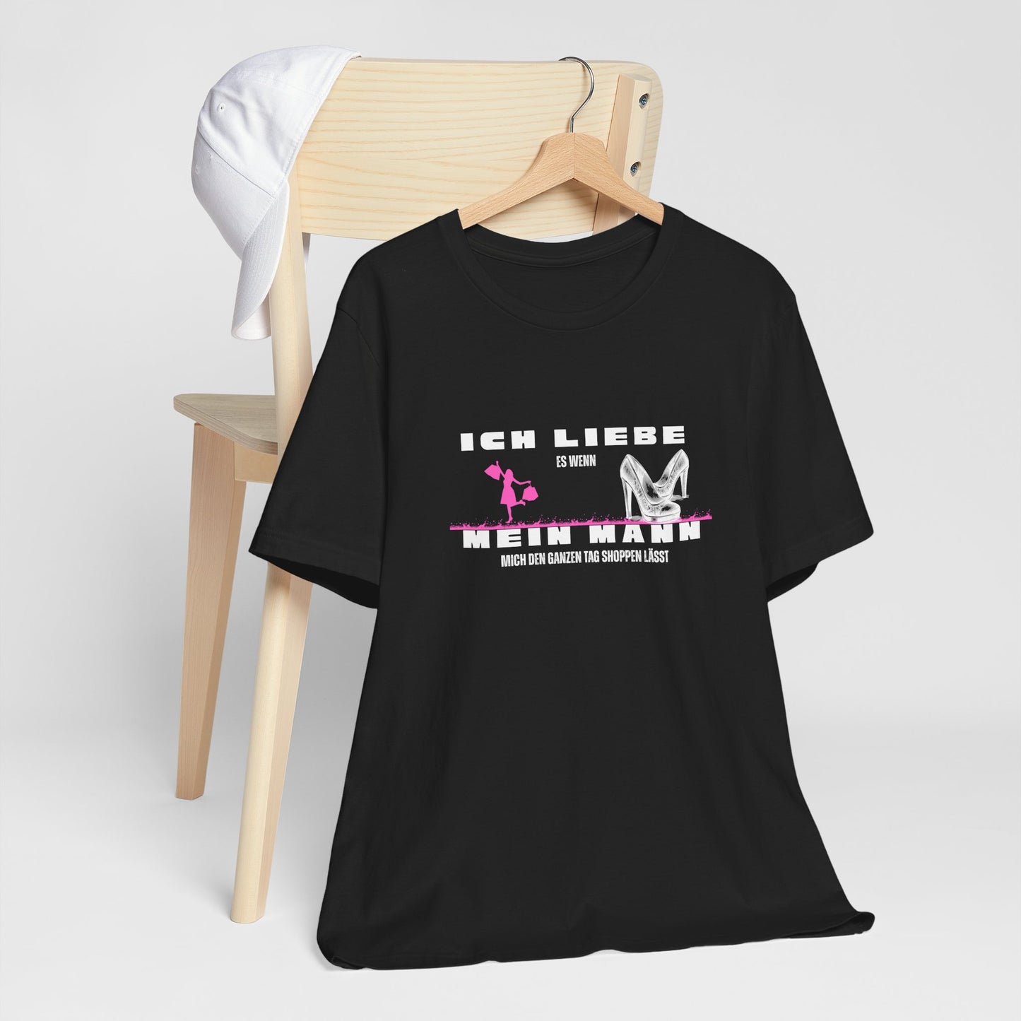 I Love My Husband "Shopping" Unisex Jersey Short Sleeve Tee