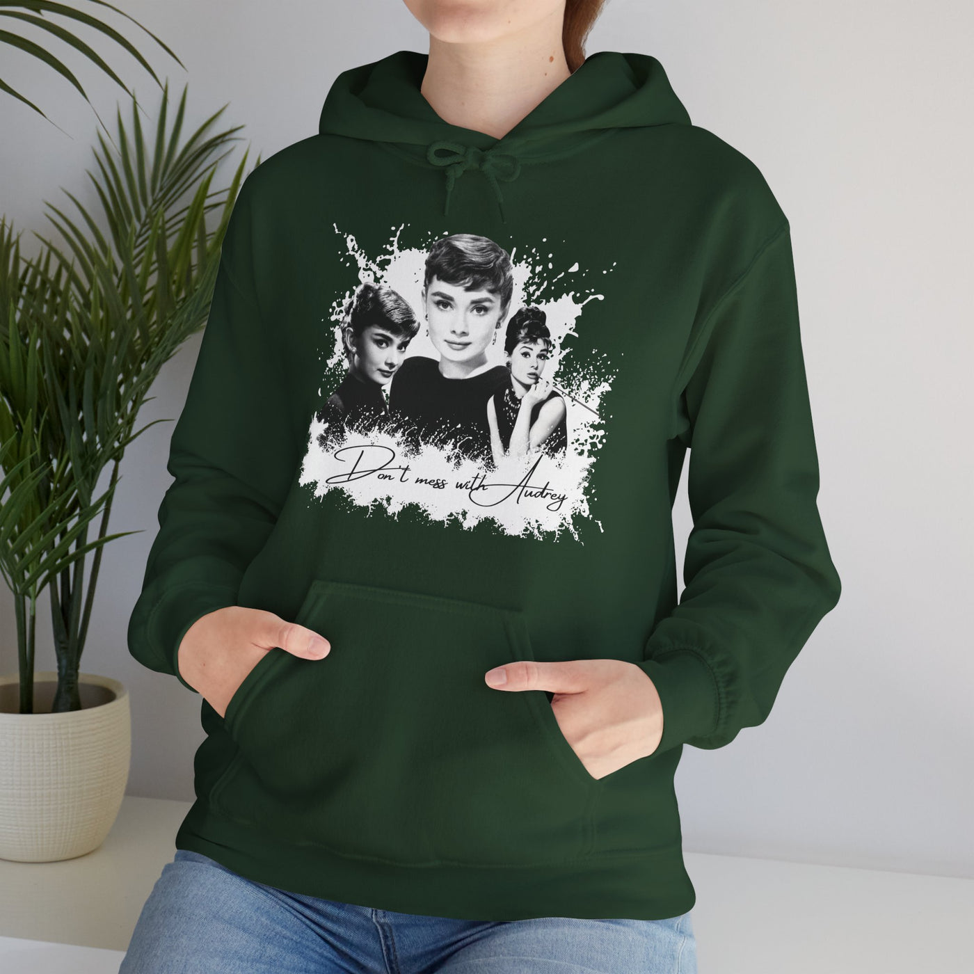 Retro Audrey Hepburn Hoodie - Classic Style