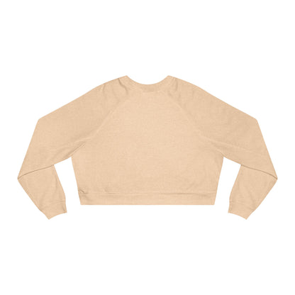 Motivational Women's Cropped Fleece Pullover - "Push Your Limit"