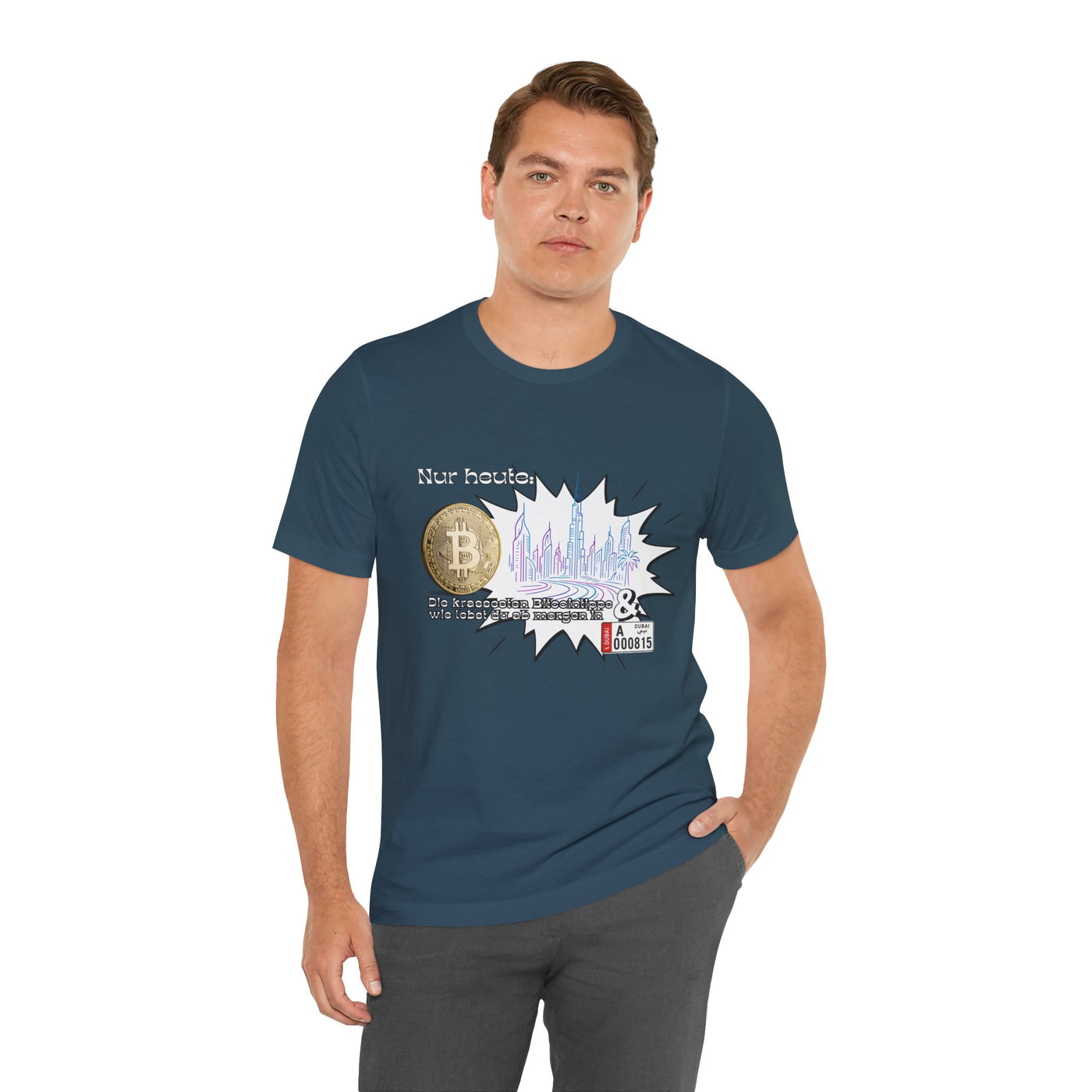 Bitcoins Dubai - Rosarote Welt - lass dich nicht verarschen T - Shirt