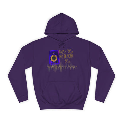 Bass, Bass wir brauchen Bass! Audio Vibes Hoodie | Unisex