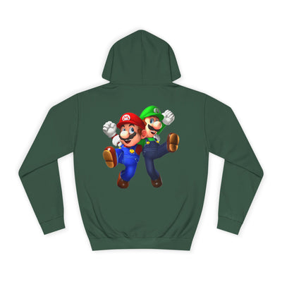Super Bros College Hoodie, Unisex Gaming Hoodie