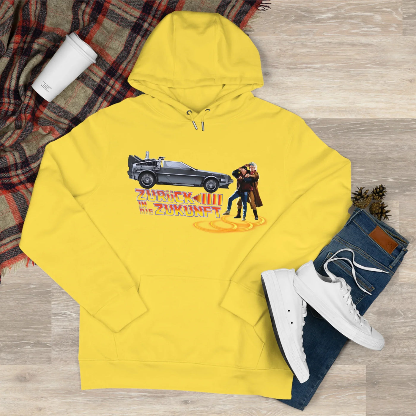 Back to the future - King Hooded Sweatshirt - Perfect for Movie Lovers and Casual Comfort 