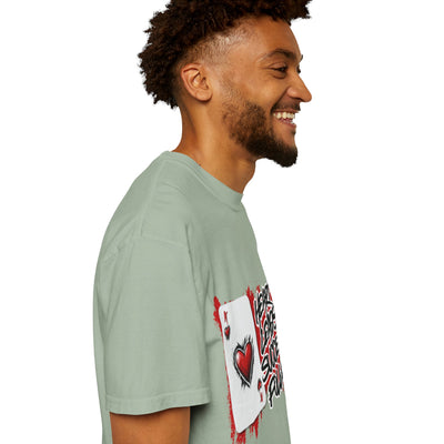 Heart Leads Success Unisex Heavy Cotton Tee | Graphic Tee | Casual Wear | Gift for Gamers | Inspirational Fashion | Streetwear