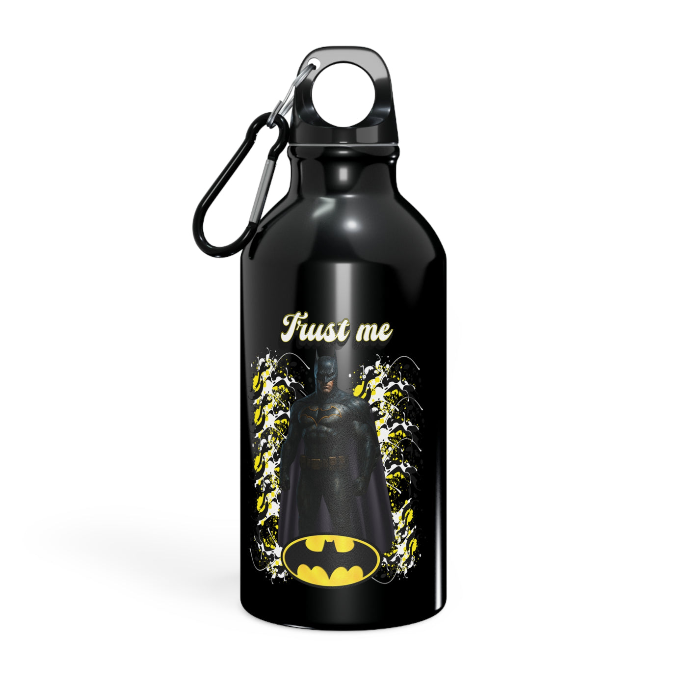 Batman "Trust me" Wasserflasche - Sport Bottle, Travel Water Bottle,