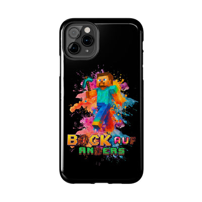 Minecraft Inspired Tough Phone Case - Handyhülle  "Bock auf anders" Colorful Gamer Design