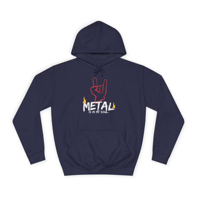 "Metal" Music Unisex College Hoodie