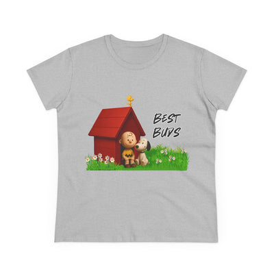Best Buds  - Snoopy - Women's Cotton Tee