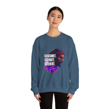 Sweatshirt Jesus- BLESSED - GROUNDED - CELEBRATED