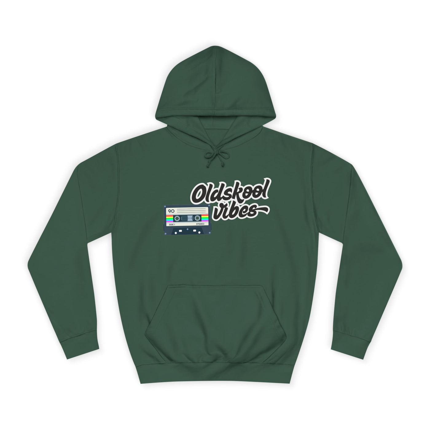 Oldskool Vibes- Hooded Sweatshirt - 'Oldskool' Graphic