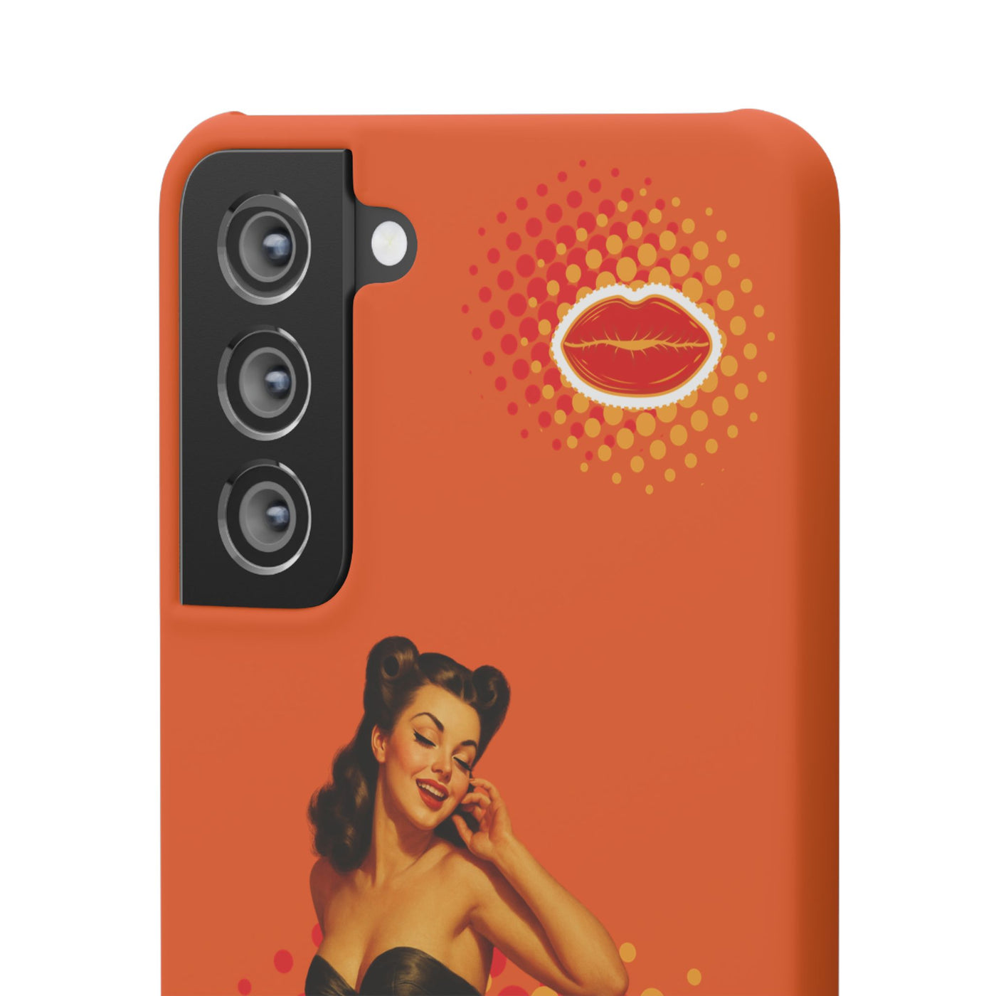 Retro Pin-Up - Handyhülle - Snap Case - Bold 'Wow' Design