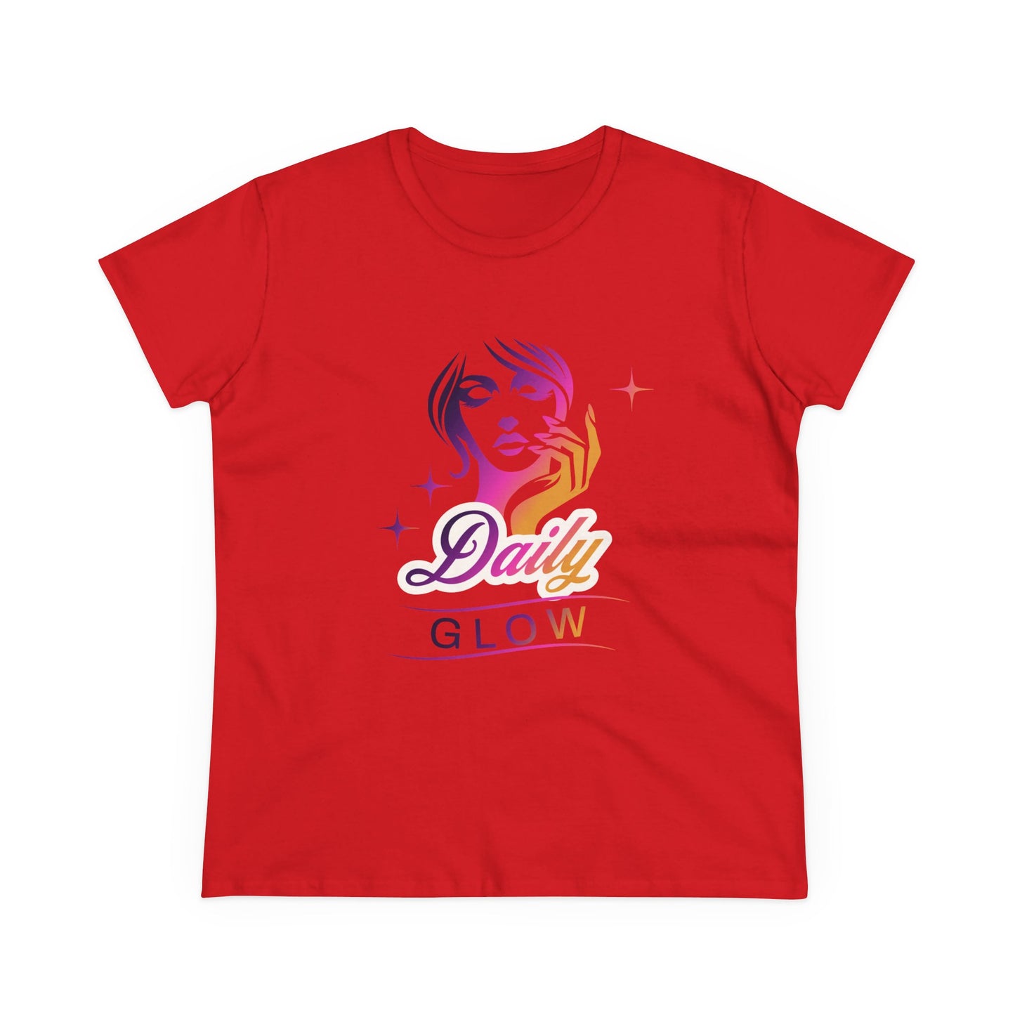 Women's Midweight Cotton Tee - Daily Glow