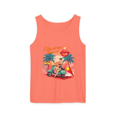 Retro Summer Vibes Tank Top Here comes the sun
