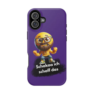 Motivational Impact-Resistant Phone Case - "Schakaa ich schaff das"