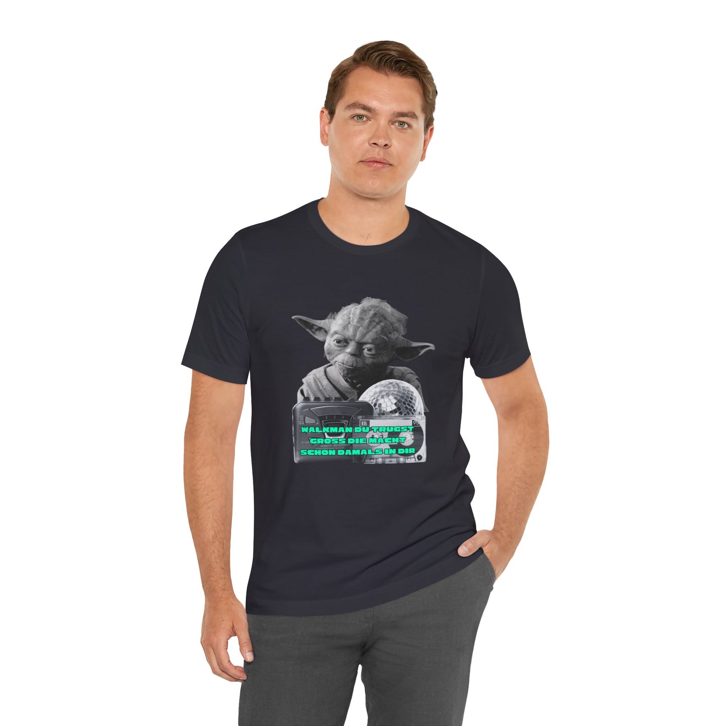 Funny Yoda Quote Unisex Tee - Walkman du kennst - erfahren du bist starwars