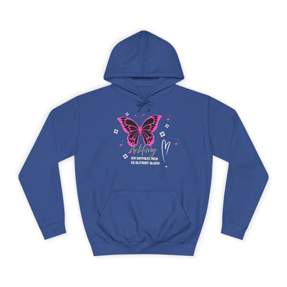 Hoodie Achtung ich entfalte mich - es glitzert gleich