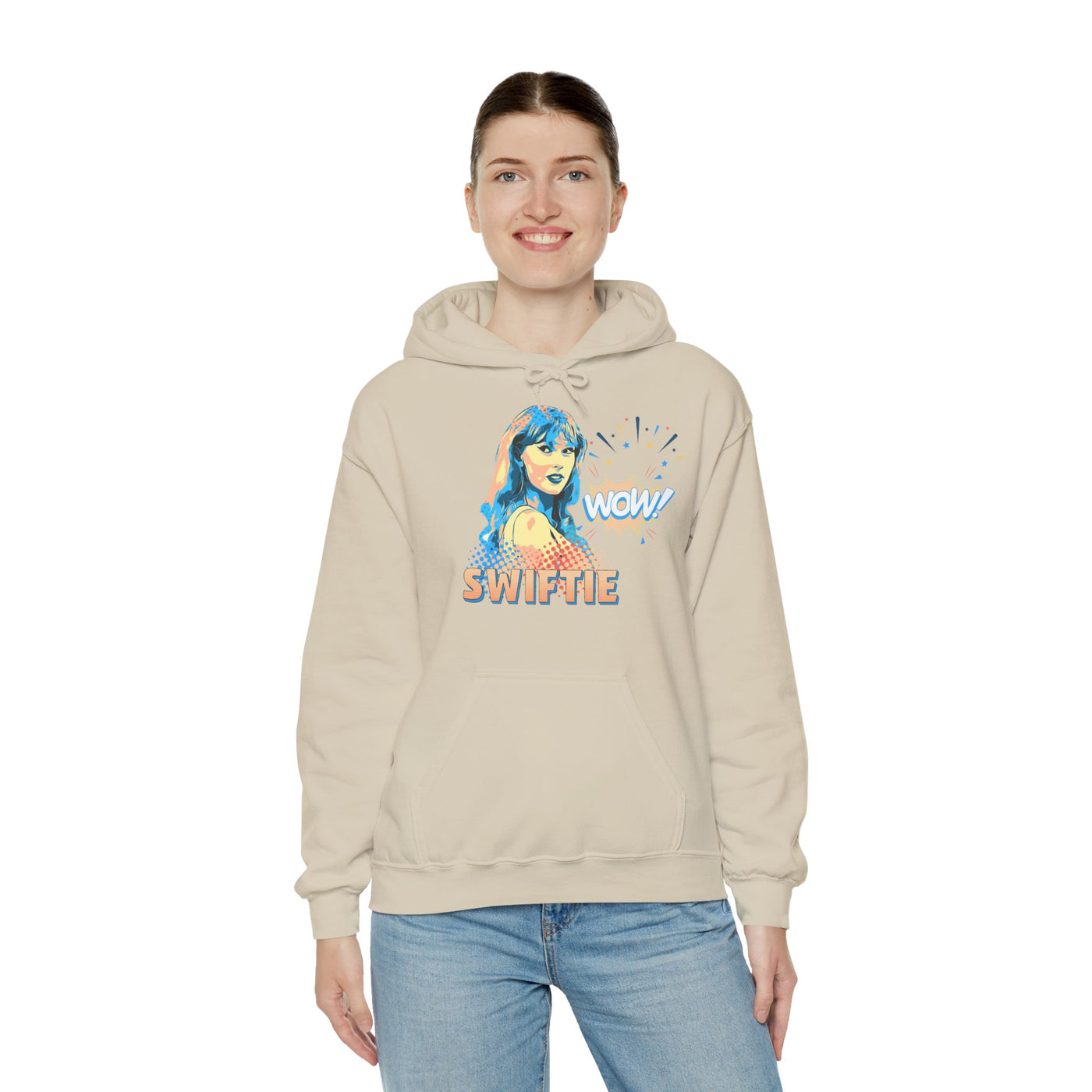 'SWIFTIE WOW' Unisex Heavy Blend™ Hooded Sweatshirt - Perfect Gift for Fans 