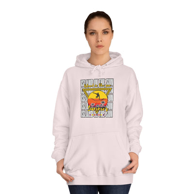 Vibrant College Spirit Hoodie, Unisex College Hoodie