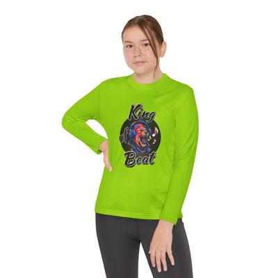 King of Beat Youth Long Sleeve Tee - Perfect for Young Musicians! 