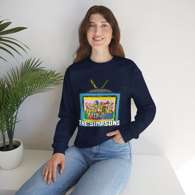 The Simpsons Unisex Heavy Cotton Sweatshirt
