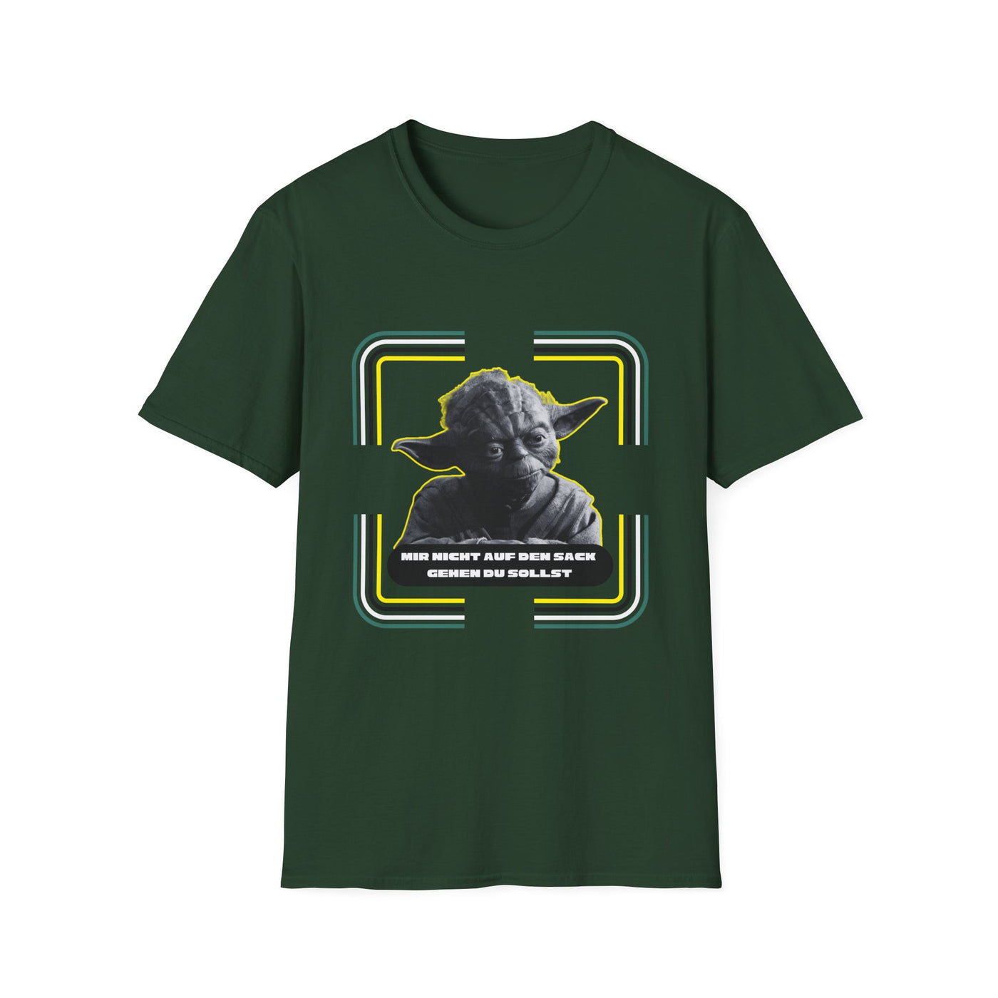 Yoda-Inspired Unisex T-Shirt - 'MIR NICHT AUF DEN... GEHEN DU SOLLST'