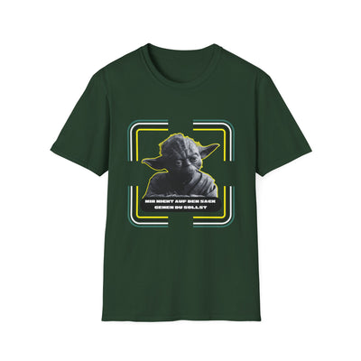 Yoda-Inspired Unisex T-Shirt - 'MIR NICHT AUF DEN... GEHEN DU SOLLST'