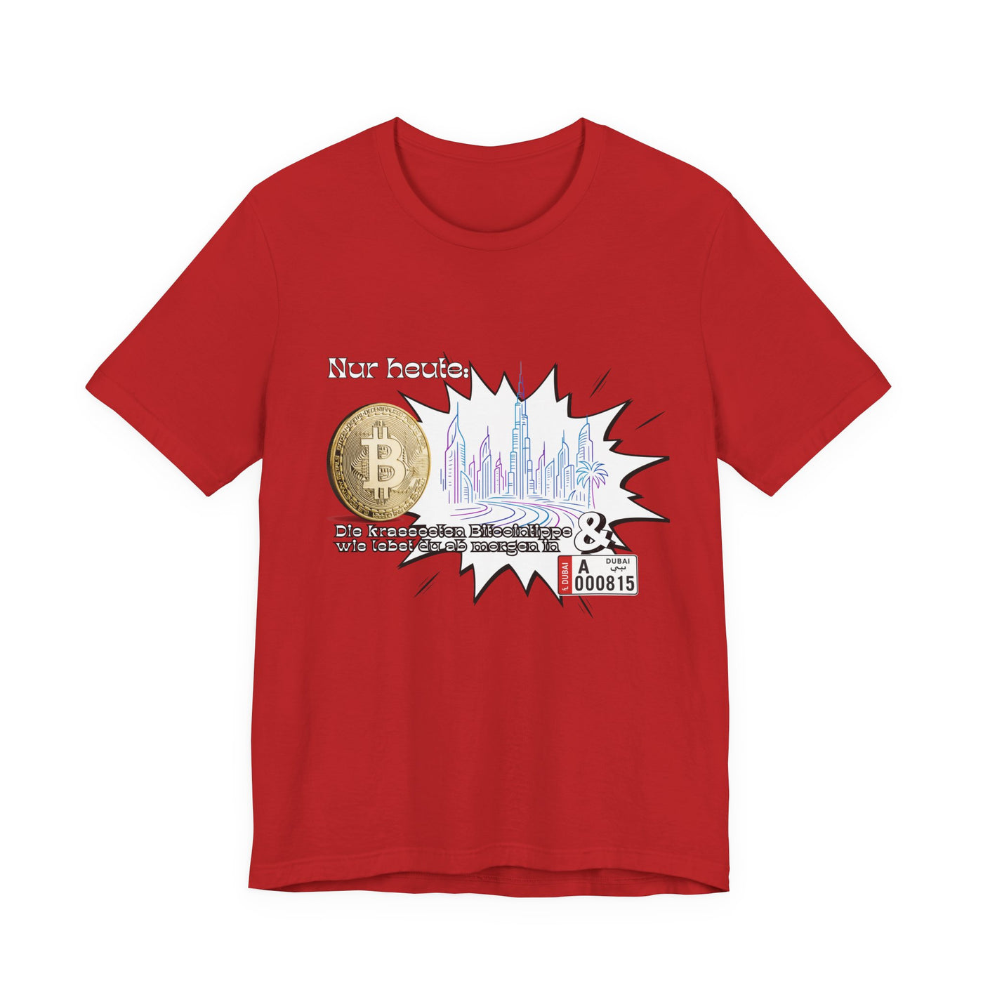 Bitcoins Dubai - Rosarote Welt - lass dich nicht verarschen T - Shirt