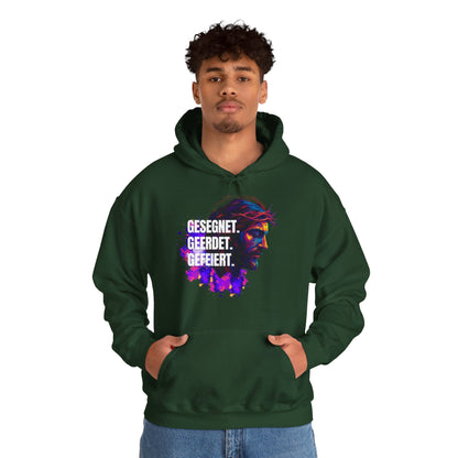 Jesus Colorful - with saying Blessed- Grounded - Celebrated