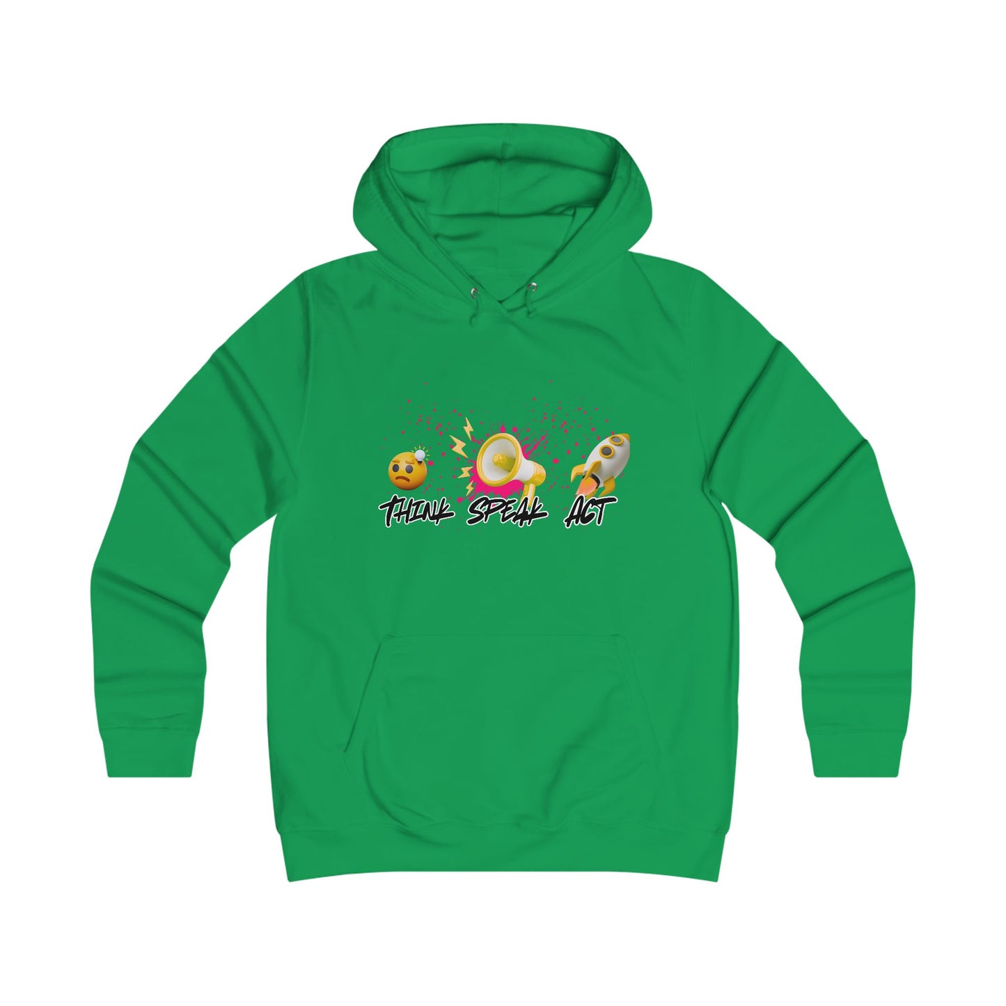 Think Speak Act Hoodie for Trendy Girls, Casualwear