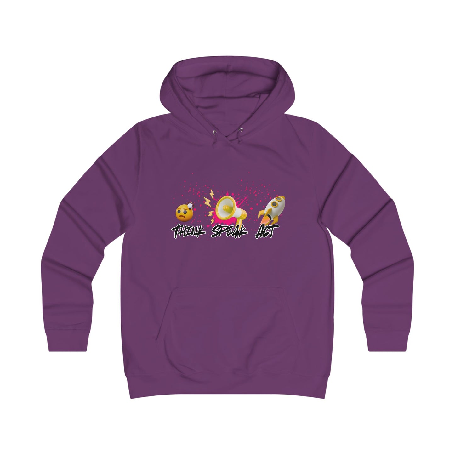 Think Speak Act Hoodie for Trendy Girls, Casualwear