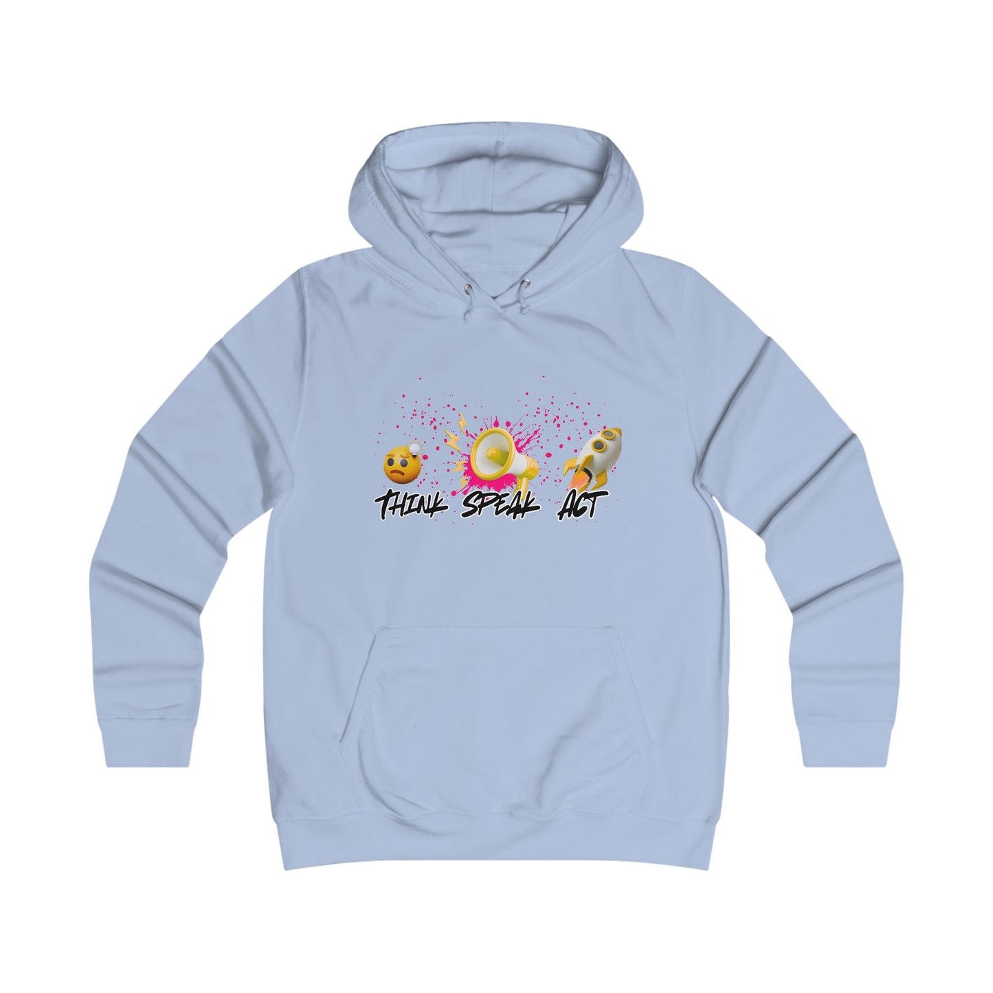 Think Speak Act Hoodie for Trendy Girls, Casualwear