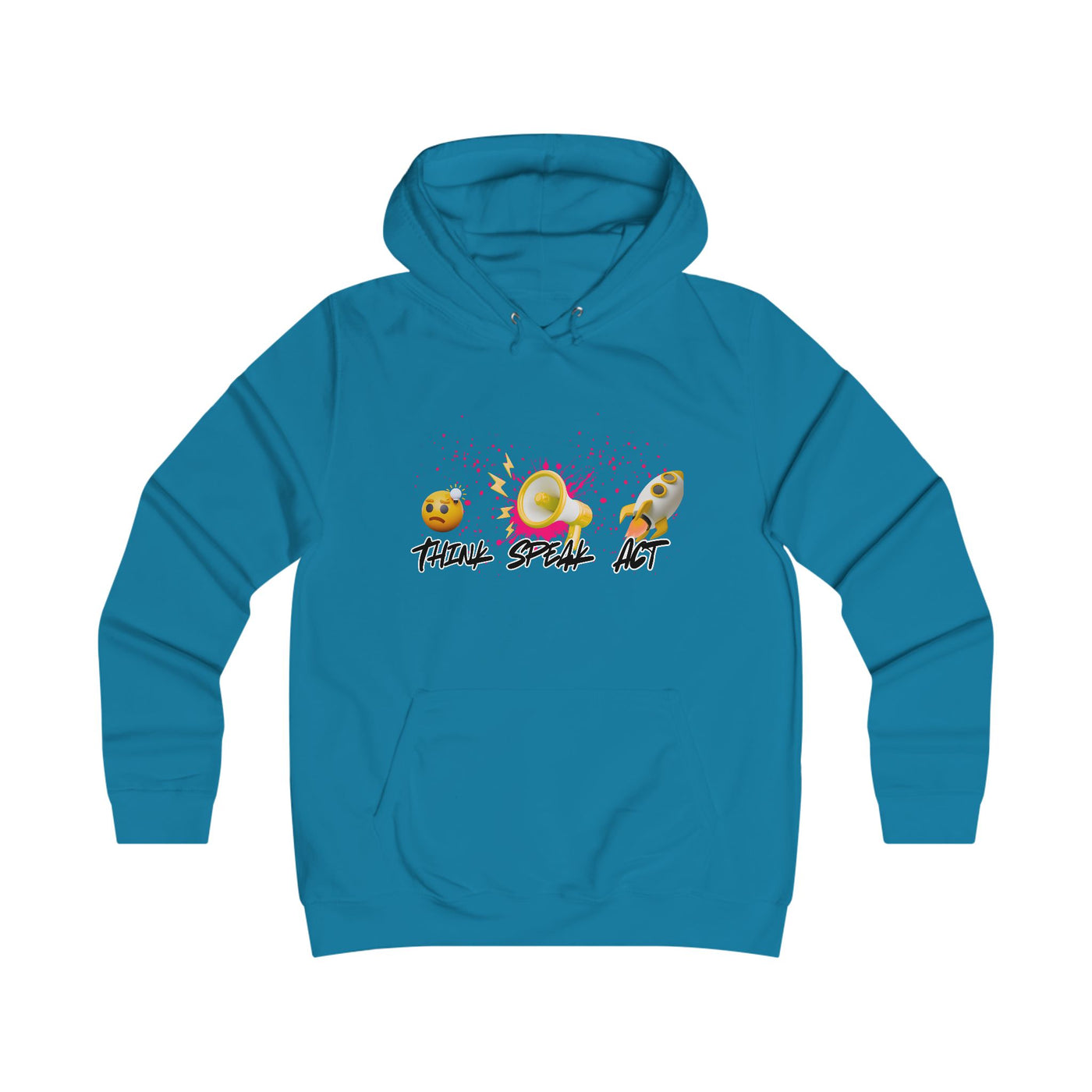 Think Speak Act Hoodie for Trendy Girls, Casualwear