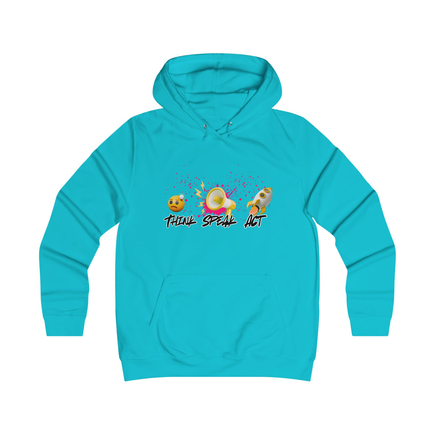Think Speak Act Hoodie for Trendy Girls, Casualwear