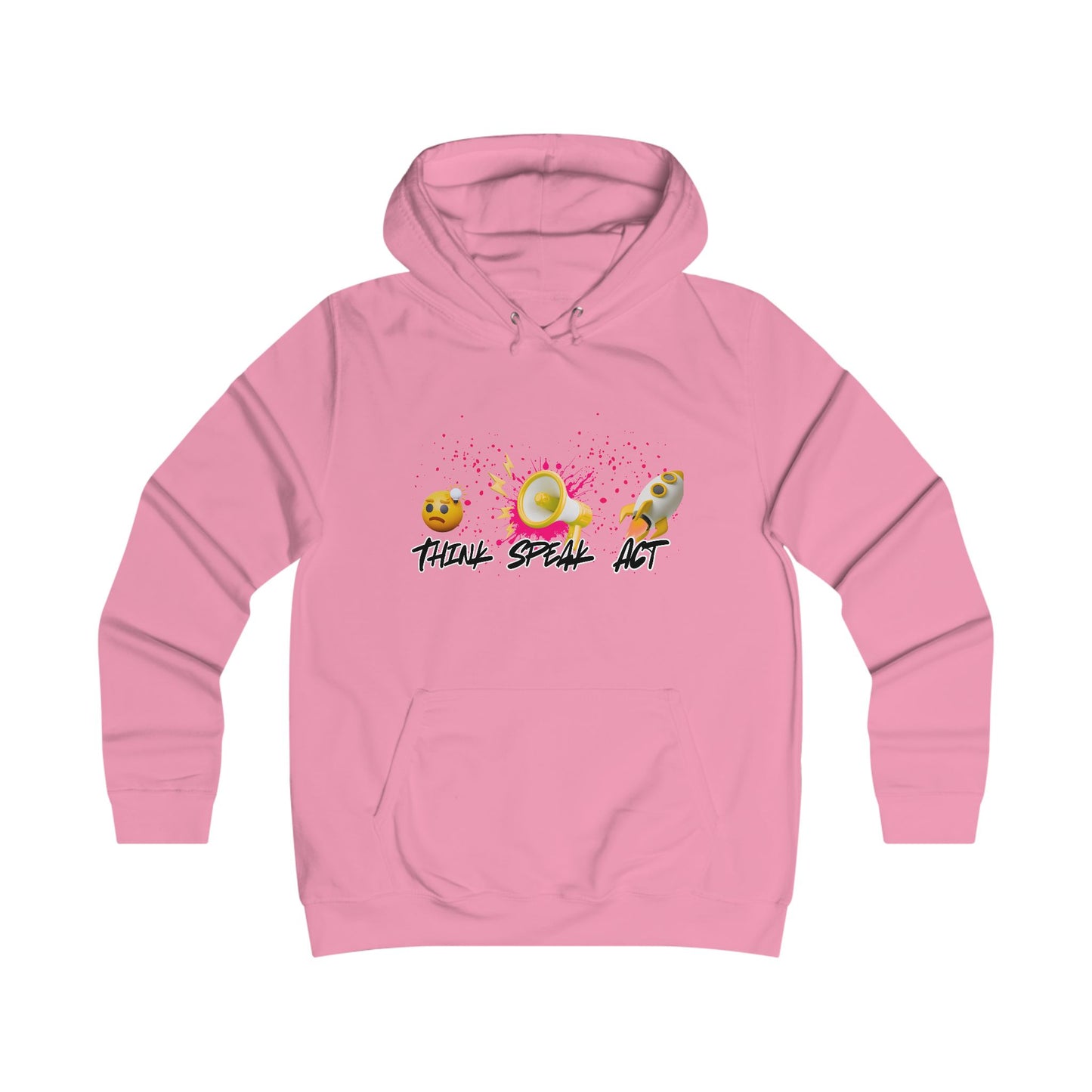 Think Speak Act Hoodie for Trendy Girls, Casualwear