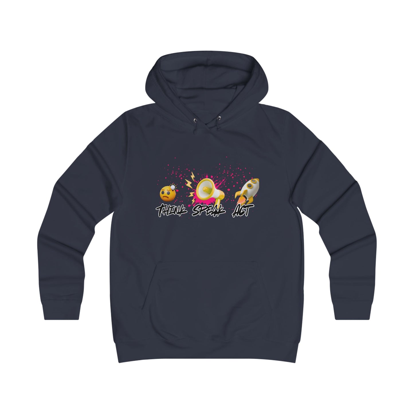 Think Speak Act Hoodie for Trendy Girls, Casualwear