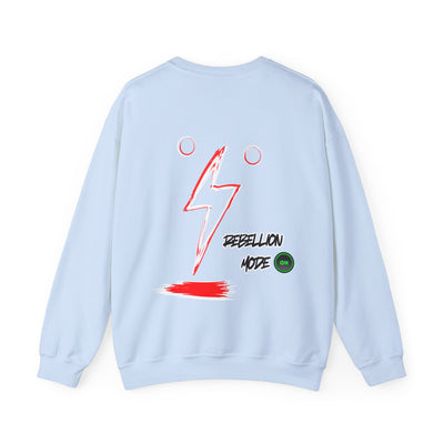 Rebellion Mode on Sweatshirt unisex