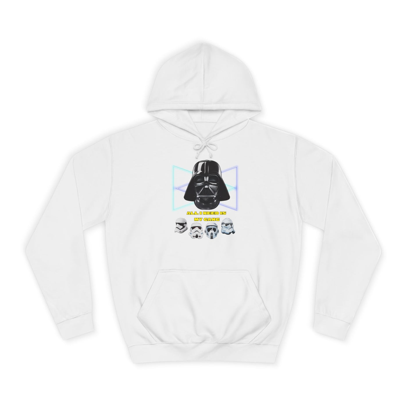 Star Wars unisex Hoodie - Darth Vader &amp; Stormtrooper Design All i need is my gang