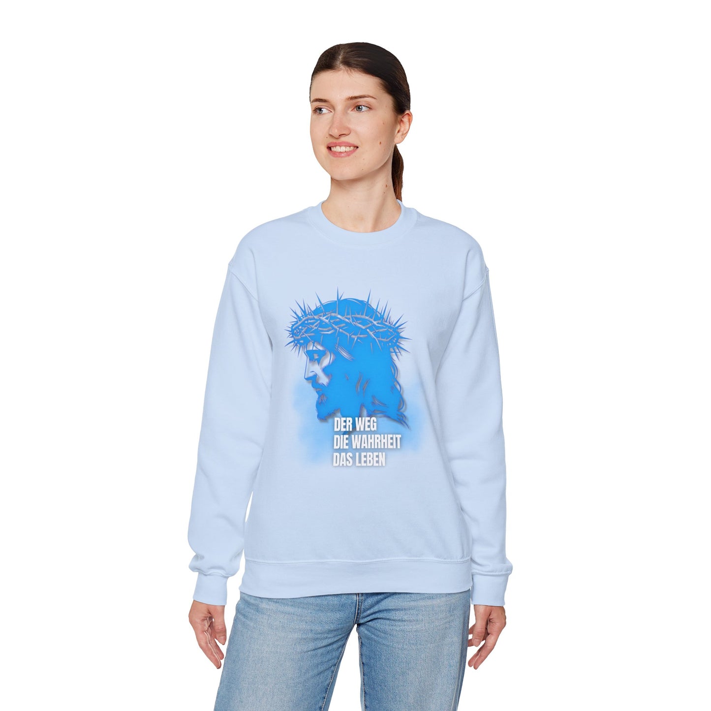 Sweatshirt Jesus "Der Weg - Die Wahrheit - Das Leben"