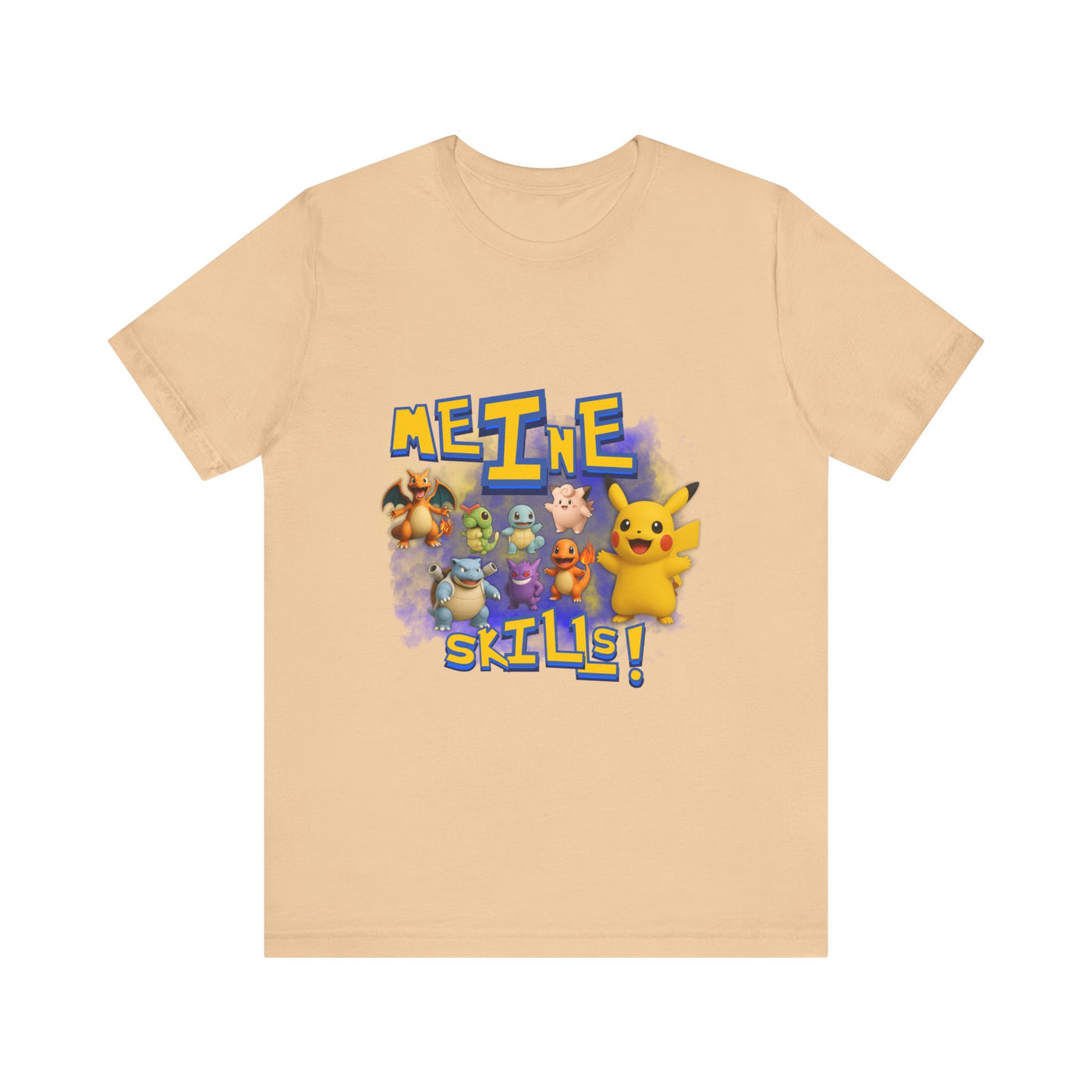 Pokemon Skills Unisex Tee, Fun Casual Shirt