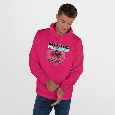 Beatles Music Is Life King Hooded Sweatshirt | Perfect for music lovers