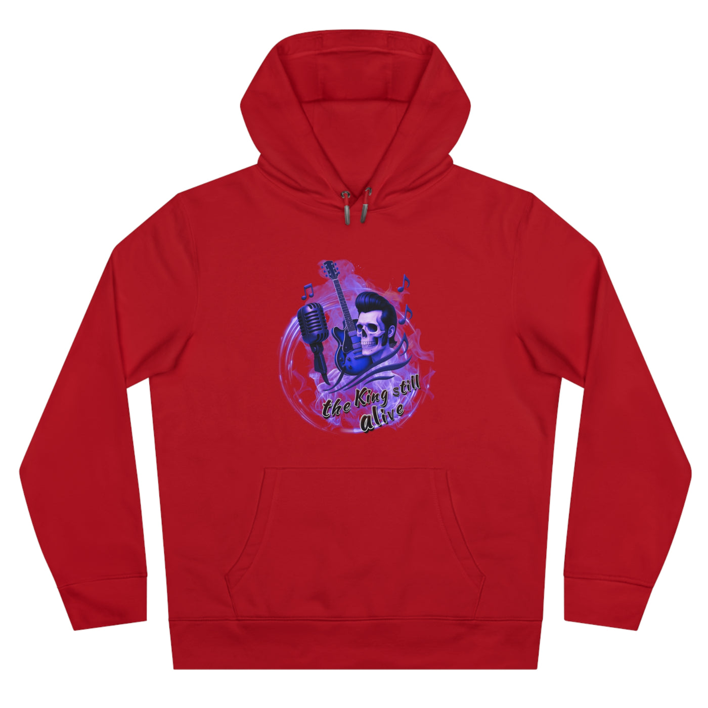 Rock 'n' Roll King Hooded Sweatshirt - 'The King Still Alive' Graphic