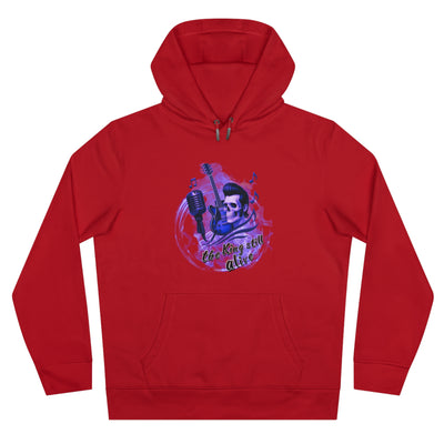 Rock 'n' Roll King Hooded Sweatshirt - 'The King Still Alive' Graphic