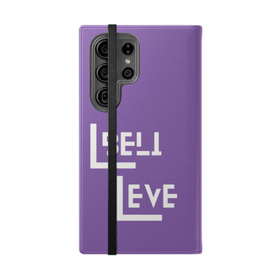 Handyhülle - inspirational Flip Case - 'Believe in You' Phone Cover