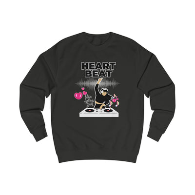 Heart Beat DJane Unisex Sweatshirt - Fun DJ Graphic for Music Lovers