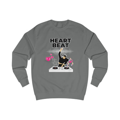 Heart Beat DJane Unisex Sweatshirt - Fun DJ Graphic for Music Lovers