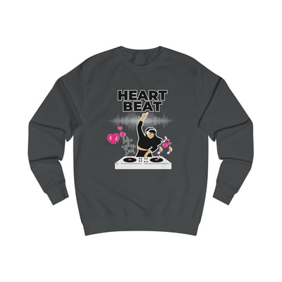Heart Beat DJane Unisex Sweatshirt - Fun DJ Graphic for Music Lovers