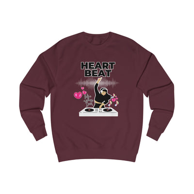 Heart Beat DJane Unisex Sweatshirt - Fun DJ Graphic for Music Lovers