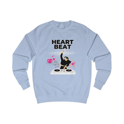 Heart Beat DJane Unisex Sweatshirt - Fun DJ Graphic for Music Lovers