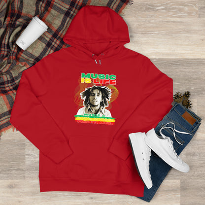 Music Is Life King Hooded Sweatshirt | Perfect for music lovers