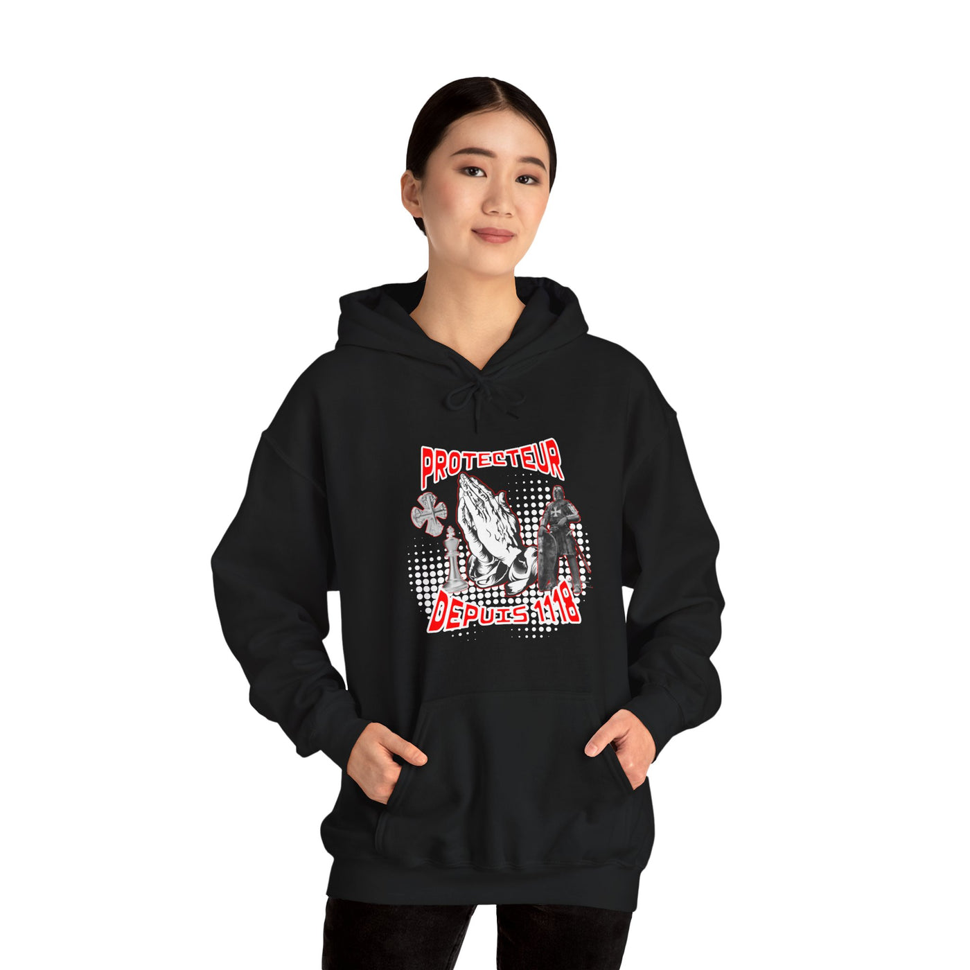 Protecteur depuis 1118 - Cute Unisex Hoodie